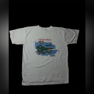 Vintage TURISMOCURU Costa Rica Shirt Sz Large